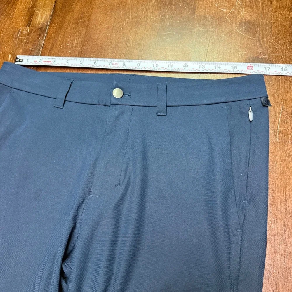 Lululemon Commission ABC Pant‎ Men 33x31 Blue Slim Fit Warpstreme Trousers